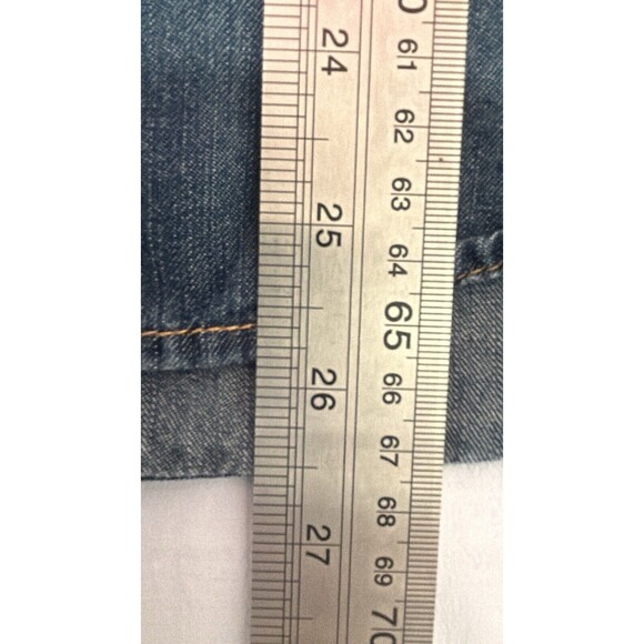 ANA A New Approach Shirt Women Small Blue Denim Button Up Long Sleeve‎ Collared - Picture 4 of 7